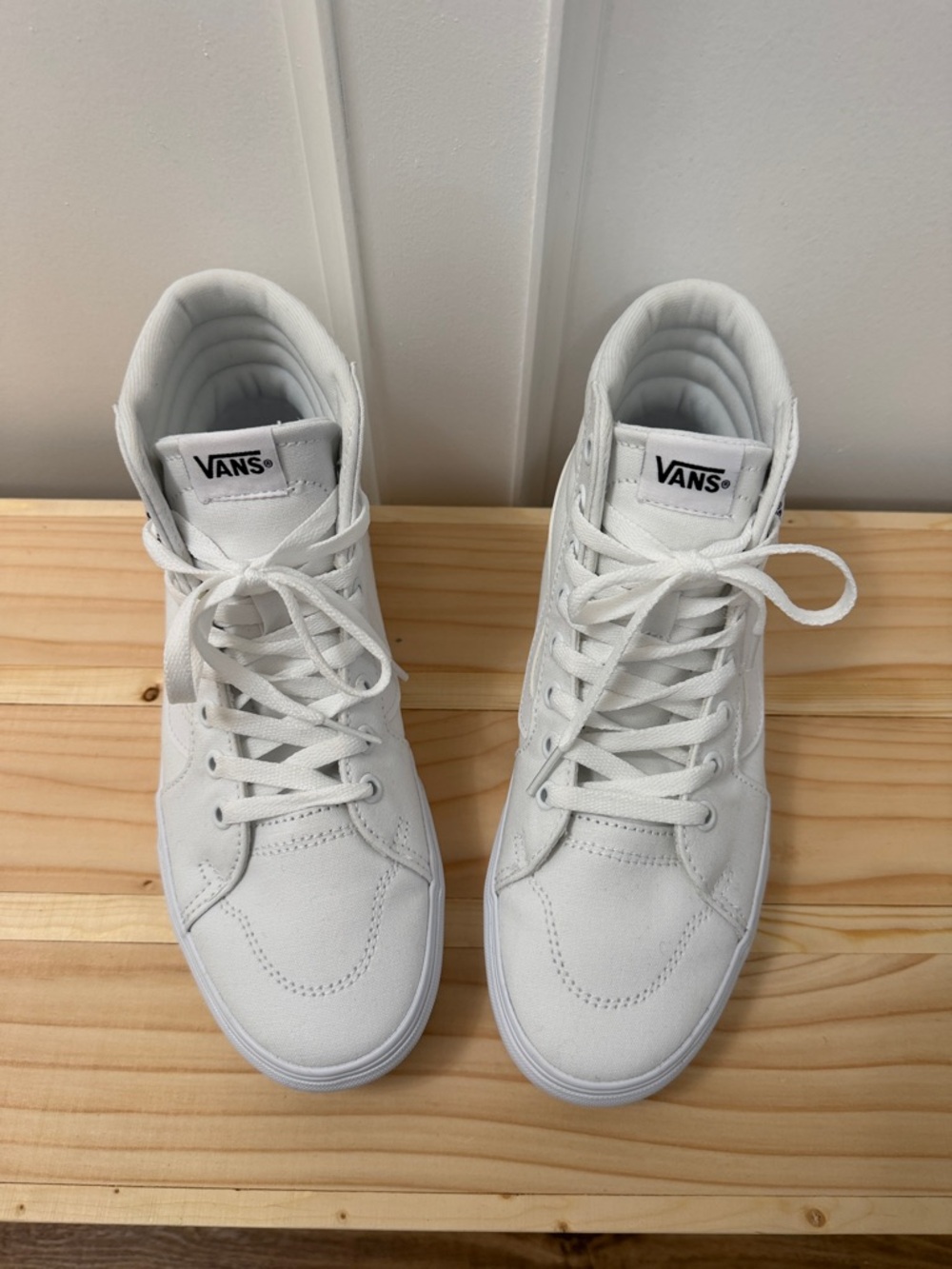 Vans SK8-Hi White High-Top Skate Sneakers